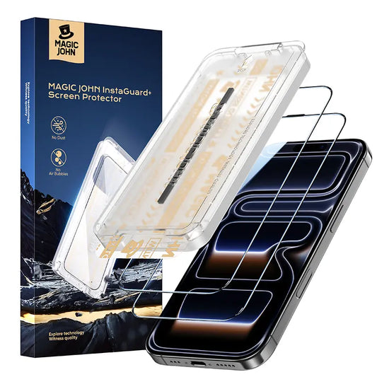 New MAGIC JOHN Premium Upgraded Privacy Screen Protector Dustproof Bubble-Free Design Ultra-Clear for Iphone & Samsung Summervibes