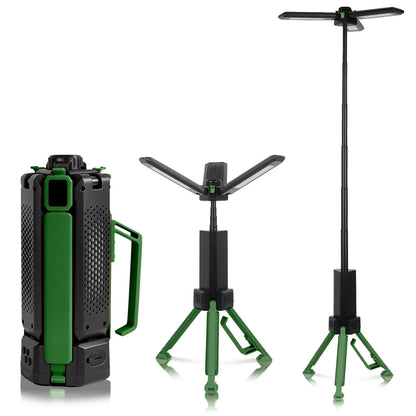 Culiding 15000Mah Rechargeable Telescopic Camping Light, Portable Flashlight & Lantern with Reinforced Tripod Base, Height Adjustable Dimmable Tent Light, Power Bank for Outdoor BBQ, Hiking, Job Site Outdoorfun