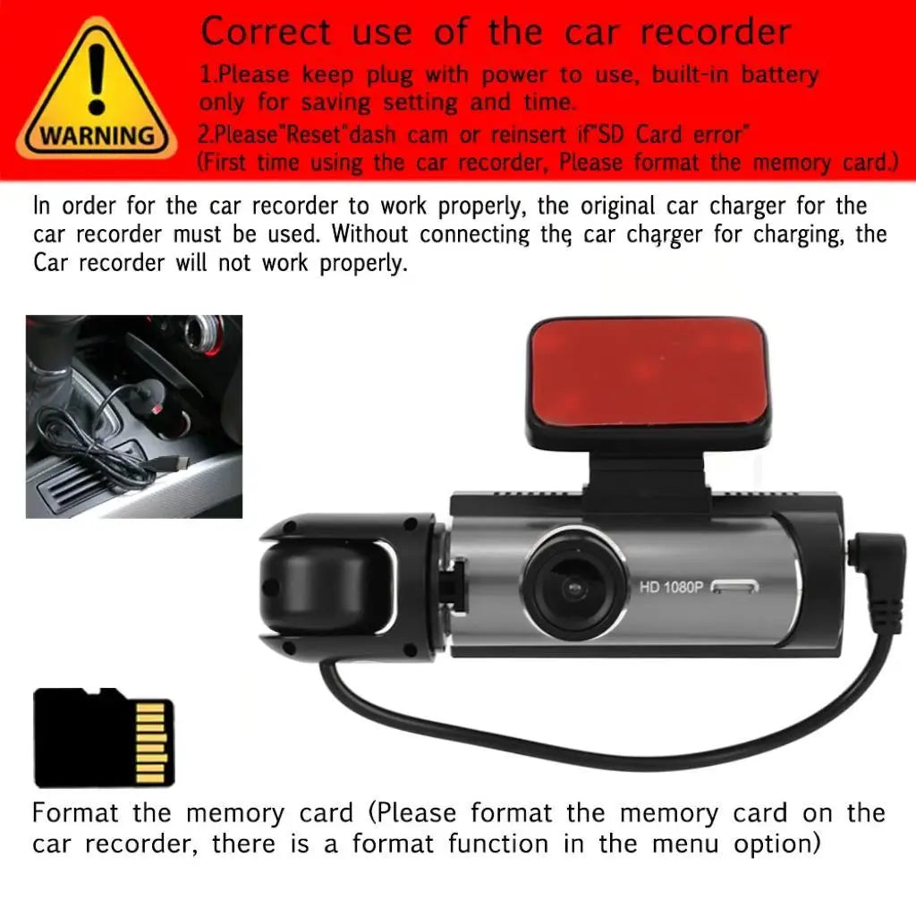Front & inside Dashcams for Cars, Front Rear Dashcam, Car Dashboard Camera, Video Dashcam, Cardashcam with 32GB Card, Wide Angle Driving Recorder with IR Night Vision, 3.16 Inch IPS Screen HD Camera with Dual Lens, (Non-Rechargeable; Plug-In Use)