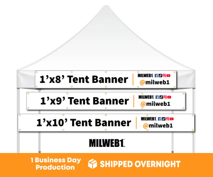 Milweb1 Tent Vinyl Banners