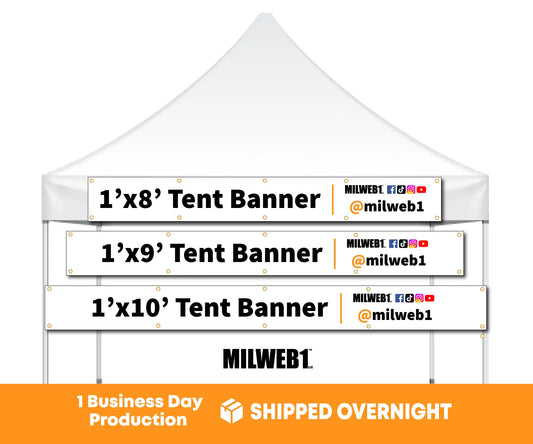 Milweb1 Tent Vinyl Banners