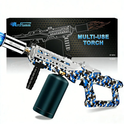 ARTFLAMM Powerful Propane Torch Gun, Multi-Use Torch with Adjustable Flame, Blow Torch for Campfire, Fire Pit Starter, Fun Gift (Propane Tank Not Included)